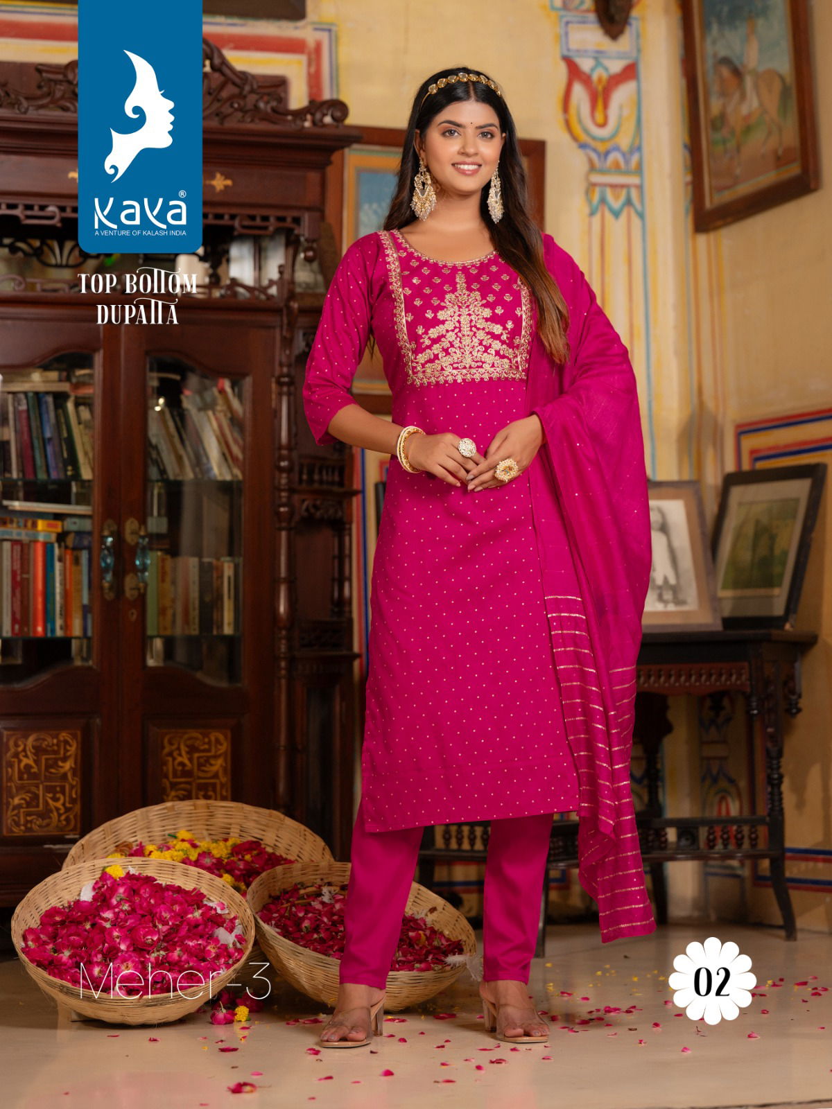 Kaya Meher Vol 3 Designer Readymade Suits Catalog
